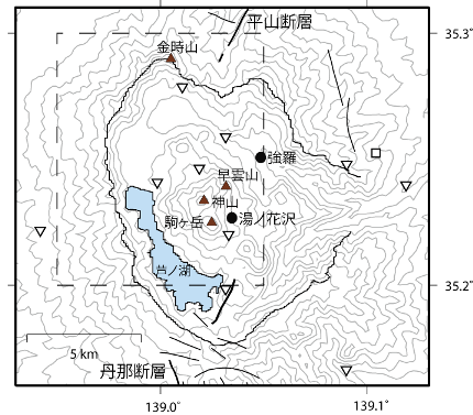 観測点分布図