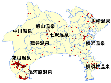 神奈川の温泉の分類