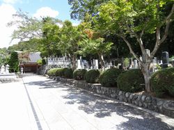 円蔵院の墓地。
