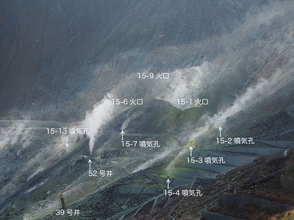 6. 2015年噴火 | 火山・地質-2015年箱根山噴火の推移について | 神奈川