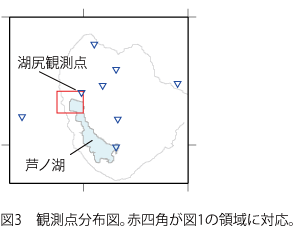 観測点分布図