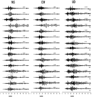 速度波形（0.5-5Hz）