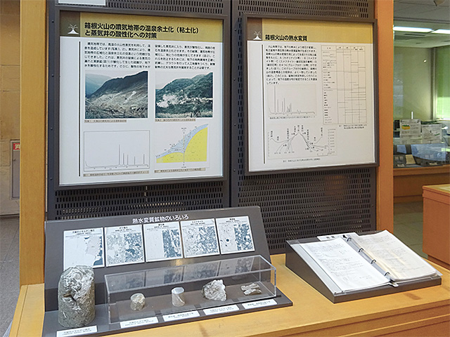研究所について 展示物の紹介 神奈川県温泉地学研究所